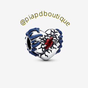 Pandora Stranger Things Glow-in-the-dark Heart Charm